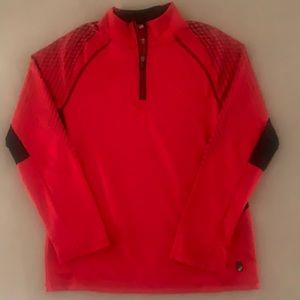 Boys ASICS 3/4 zip pullover